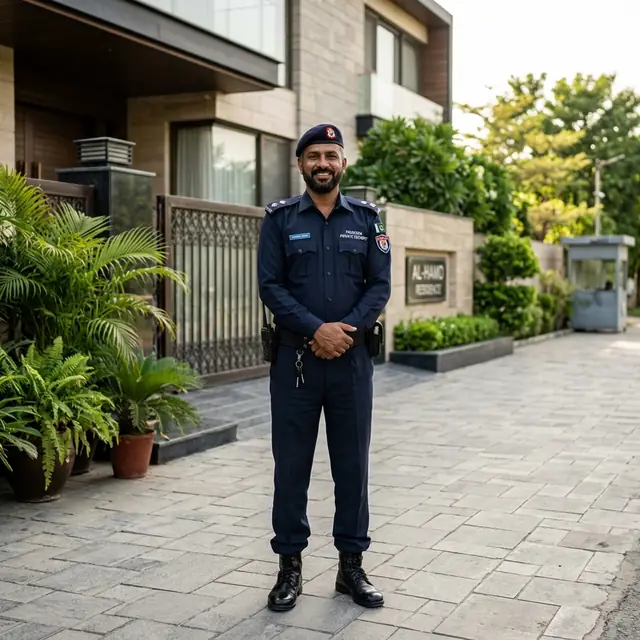 Guard staff in Karachi